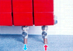 Hliníkový radiátor ARMAT Plus - přívod z podlahy